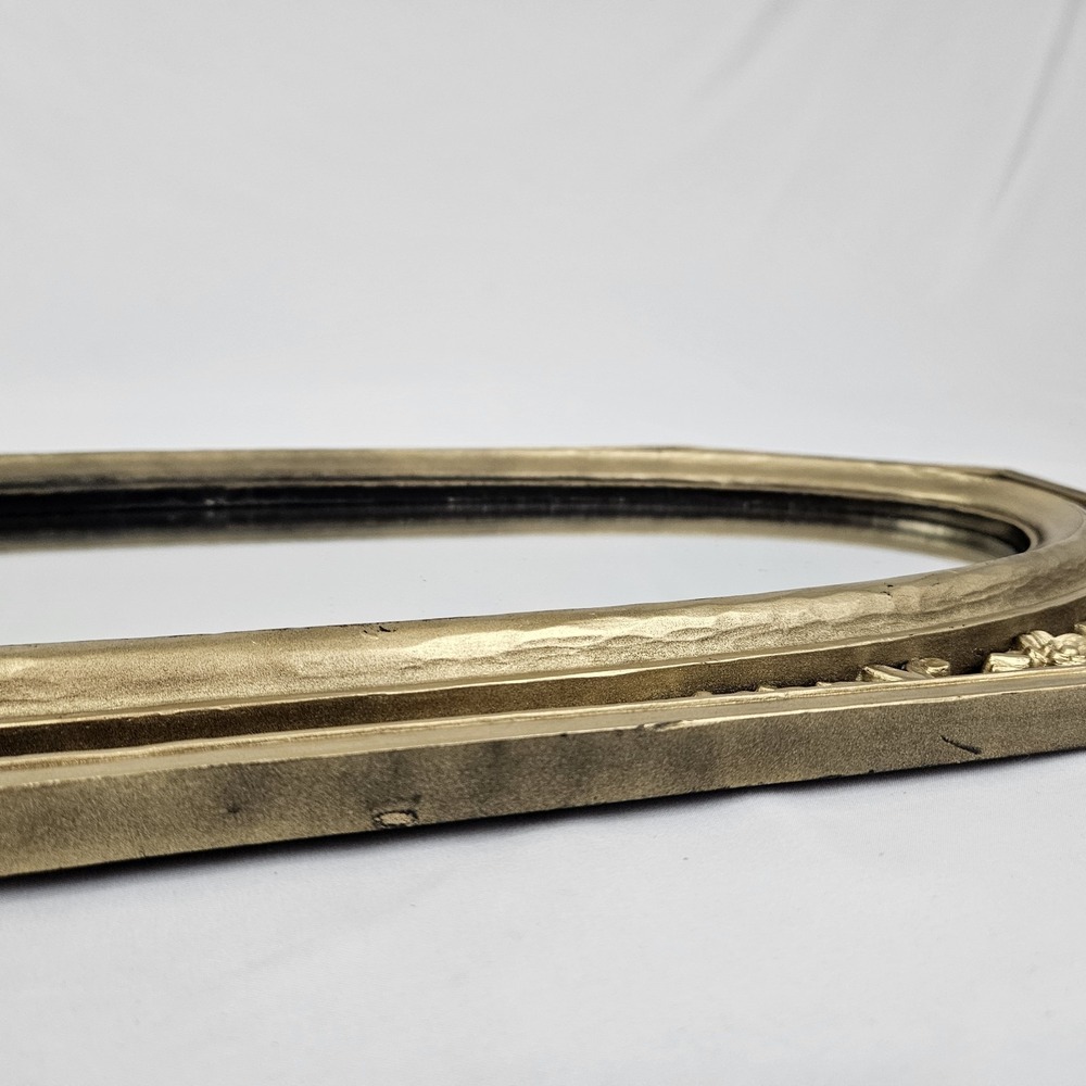 Vintage Hollywood Regency Gold Mirror Dart Ind 1964 MCM French Ornate - Picture 10 of 13